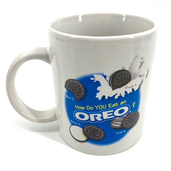 Vintage Oreo How To Eat Nabisco Coffee Mug - Picture 3 of 7